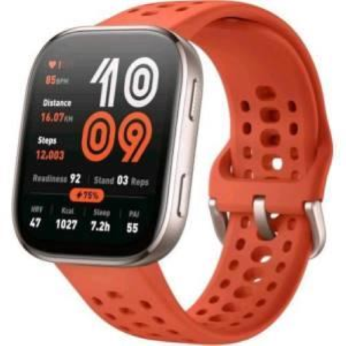 AMAZFIT BIP 6 SMARTWATCH 46mm 1.97" AMOLED GPS MAPPE FINO A 5 ATM RED